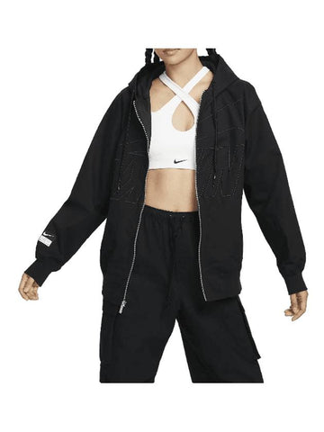 Sportswear Oversized Track Jacket Black - NIKE - BALAAN 1