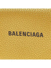 logo tri-fold card wallet gold - BALENCIAGA - BALAAN.