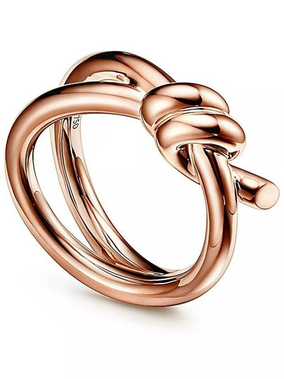 Tiffany Note Double Low Ring Rose Gold 70153475 - TIFFANY & CO. - BALAAN 2