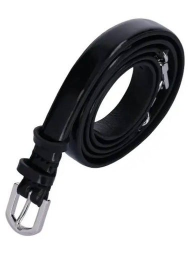 Double clasp leather belt black - TOTEME - BALAAN 1