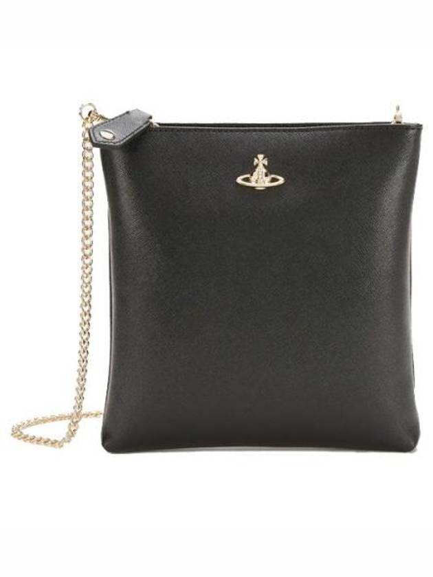 Squire Square Chain Cross Bag Black - VIVIENNE WESTWOOD - BALAAN 2