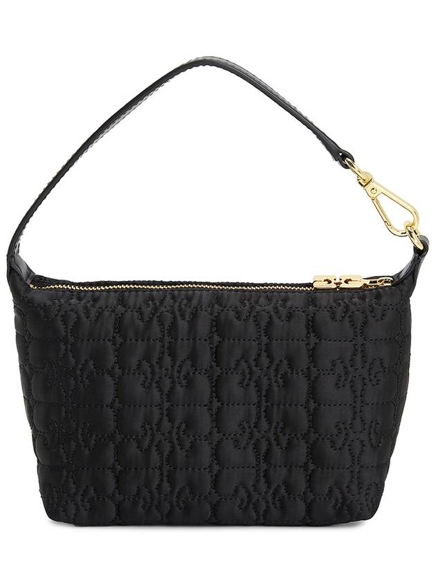 Butterfly Small Shoulder Bag Black - GANNI - BALAAN 4