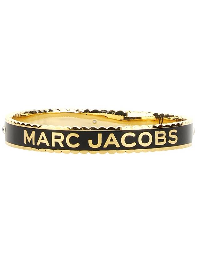 The Medallion Large Bangle Bracelet Black - MARC JACOBS - BALAAN 3