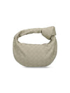 Jodie Intrecciato Small Tote Bag Travertine - BOTTEGA VENETA - BALAAN 4