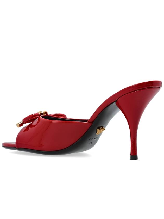 Versace Heeled Mules 'Opera Bow', Women's, Red - VERSACE - BALAAN 5