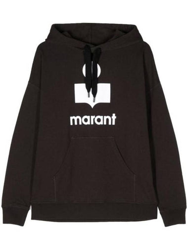 Miley Big Logo Hoodie Faded Black - ISABEL MARANT - BALAAN 1