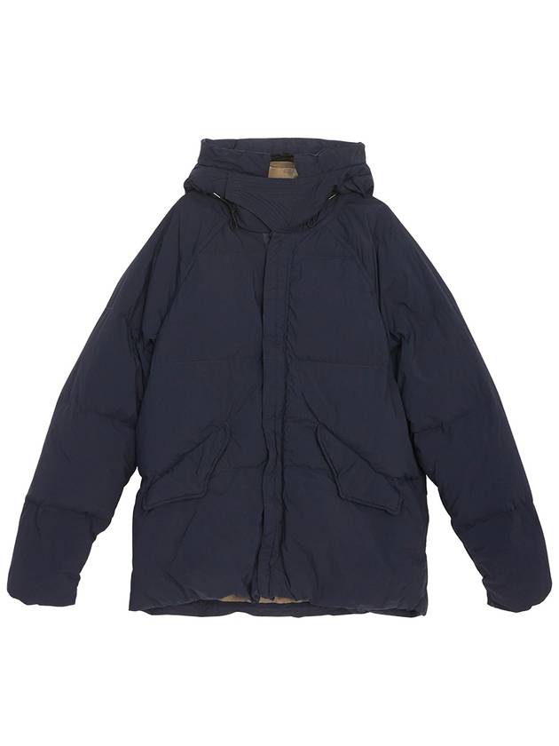 Arctic Hooded Down Short Padded Navy - TEN C - BALAAN 2