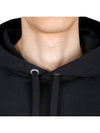 De Coeur Embroidered Logo Hoodie Black - AMI - BALAAN 7