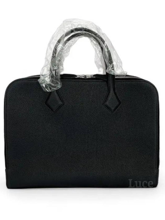 Victoria Light Men's Briefcase Togo Black H076567CK89 - HERMES - BALAAN 2