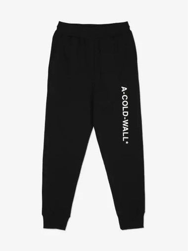 A COLD WALL Essential Logo Jogger Pants Black ACWMB148BLACK - A-COLD-WALL - BALAAN 1