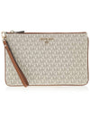 Women's Jet Set Charm Clutch Bag White - MICHAEL KORS - BALAAN 2