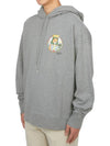 Rambling Fox Oversize Hoodie Grey - MAISON KITSUNE - BALAAN 3