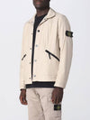 Men's Garment Dyed Crinkle Reps Nylon Shirt Jacket Dove Grey - STONE ISLAND - BALAAN 1