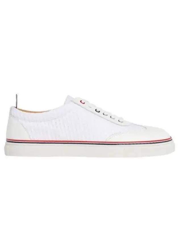 Men's Heavy Athletic Low Top Sneakers White - THOM BROWNE - BALAAN 2