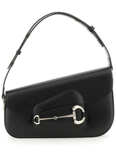 Horsebit 1955 Leather Small Shoulder Bag Black - GUCCI - BALAAN 2