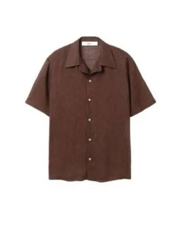 Seper Short Sleeve Shirt DALIAN FEATHER BROWN Free - SEFR - BALAAN 1