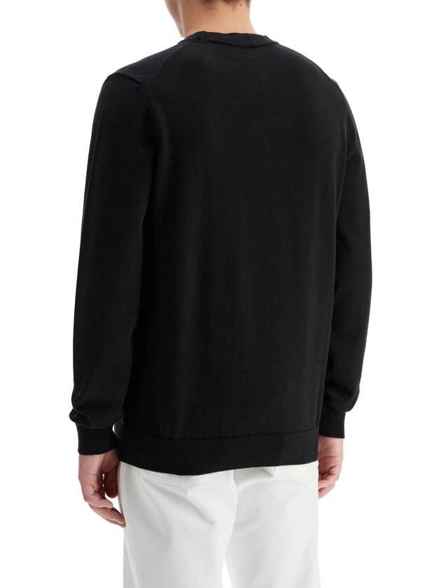 Cotton Red Logo Label Knit Top Black - HUGO BOSS - BALAAN 4