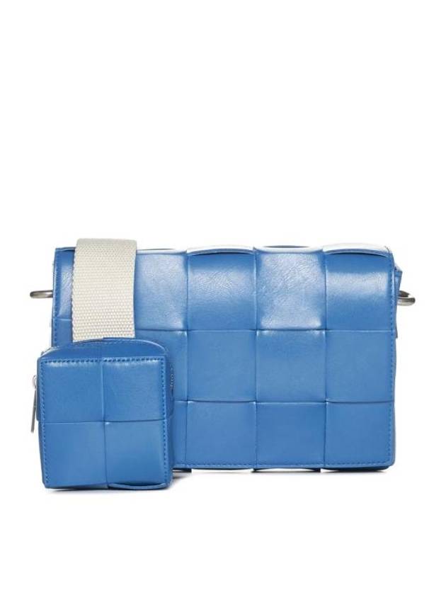 Cassette Versatil Strap Cross Bag Blue - BOTTEGA VENETA - BALAAN 1