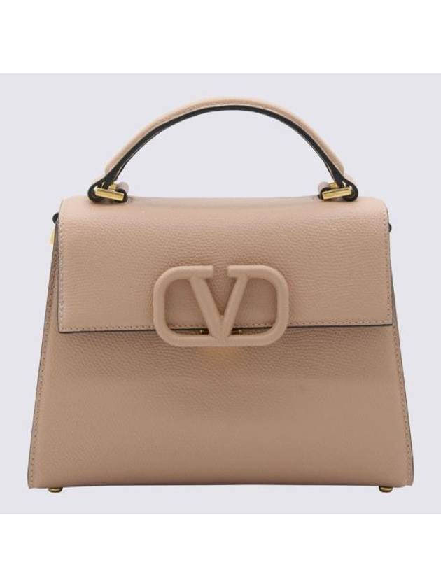 V-Sling Small Tote Shoulder Bag Beige - VALENTINO - BALAAN 1