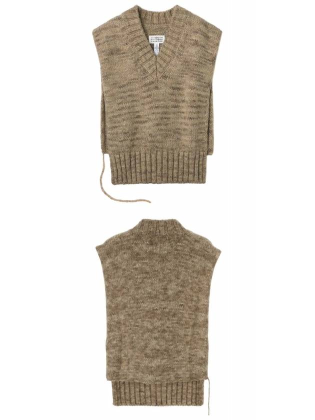 Botanical Dye Knit Vest Anthracite - MAISON MARGIELA - BALAAN 6