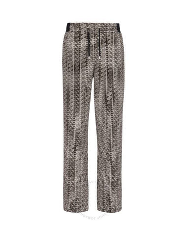 Balmain Monogram Jacquard Trousers, Size Medium - BALMAIN - BALAAN 1