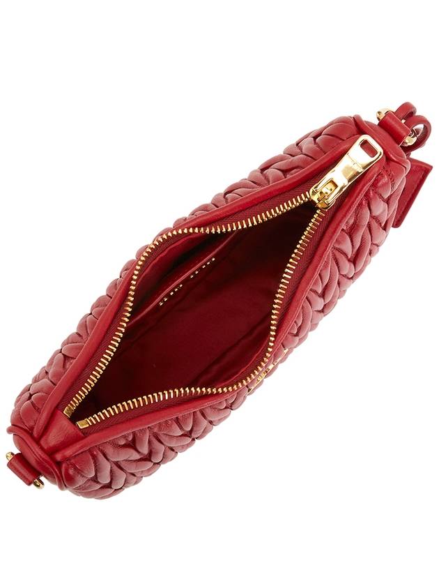 Matelasse Nappa Leather Shoulder Bag Red - MIU MIU - BALAAN 6