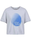 Logo Wave T-Shirt MW3ME285BLU - P_LABEL - BALAAN 6