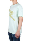 Shadow Project Graphic Short Sleeve T-Shirt Light Green - STONE ISLAND - BALAAN 4