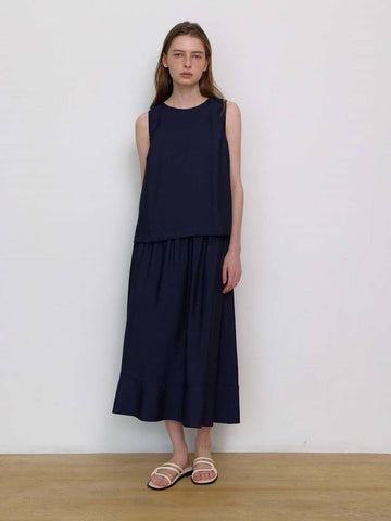 Mildi full A line skirt navy - KILHOUETTE - BALAAN 1