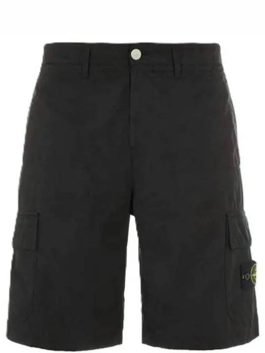 Bermuda Wide Leg Shorts Navy - STONE ISLAND - BALAAN 2