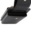 Salvatore Vara Bow Calfskin Phone Case Black - SALVATORE FERRAGAMO - BALAAN 11