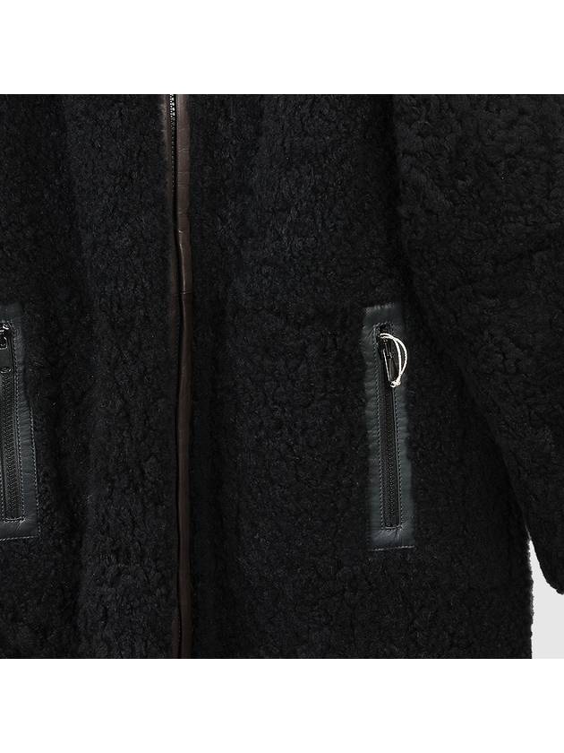 WoMen's Double-Sided Hooded Shearling Coat Black - BRUNELLO CUCINELLI - BALAAN 9