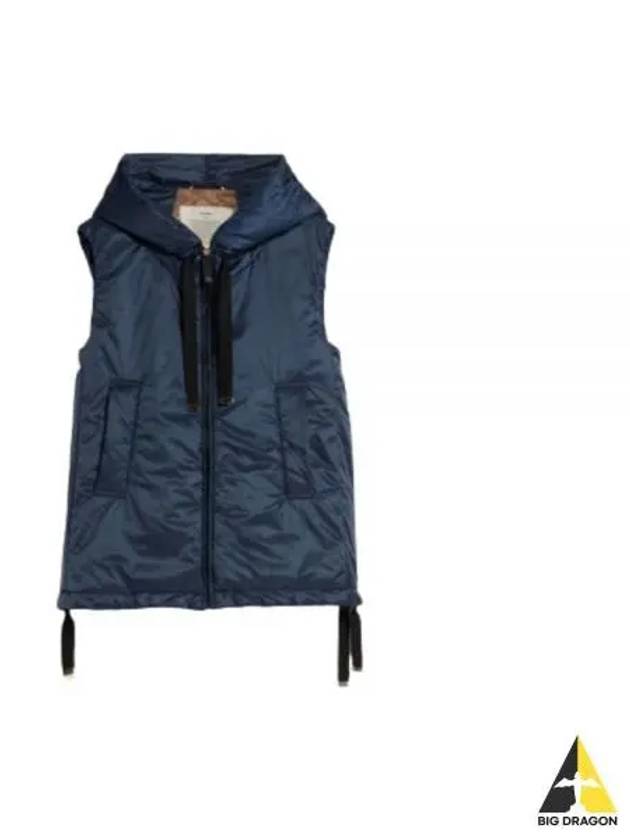 Greengo Water Repellent Vest Padded Vest Navy - MAX MARA - BALAAN 2