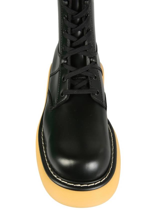 Bounce Contrast Sole Walker Boots Black - BOTTEGA VENETA - BALAAN 5