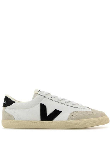 'V-10' White Sneakers With Side Logo Application In Leather Unisex - VEJA - BALAAN 1