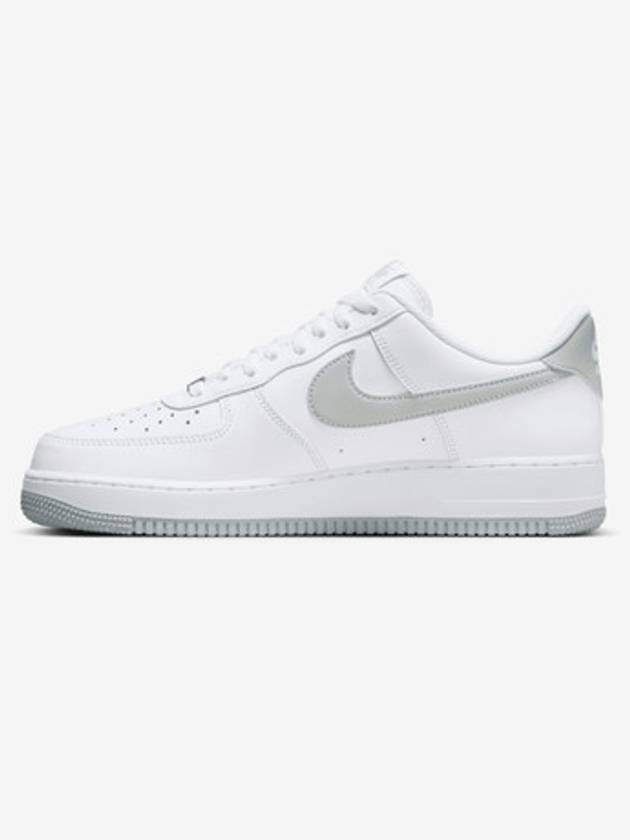 Air Force 1 07 Low Top Sneakers White Light Smoke Grey - NIKE - BALAAN 3