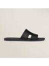 Izmir Calfskin Slippers Black - HERMES - BALAAN 6