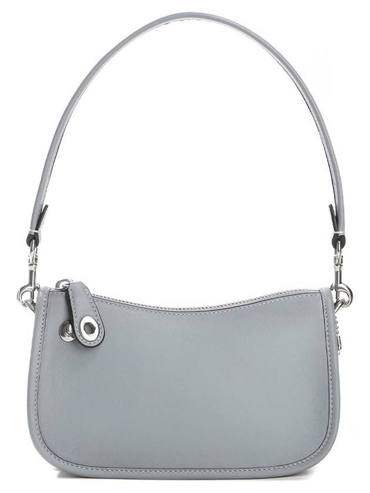 Swinger 20 leather shoulder bag gray blue - COACH - BALAAN 2