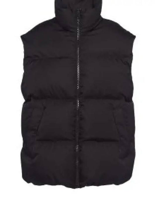 Oversized Re-Nylon Down Vest Black - PRADA - BALAAN 2