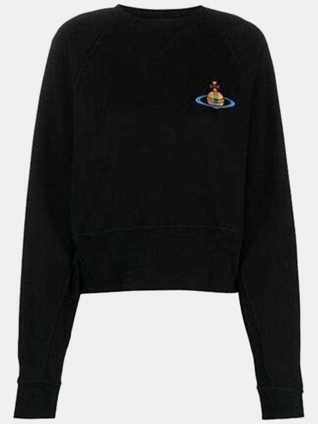 Athletic Cropped Sweatshirt Black - VIVIENNE WESTWOOD - BALAAN 2