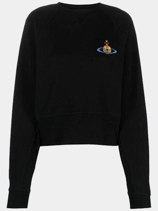 Athletic Cropped Sweatshirt Black - VIVIENNE WESTWOOD - BALAAN 2