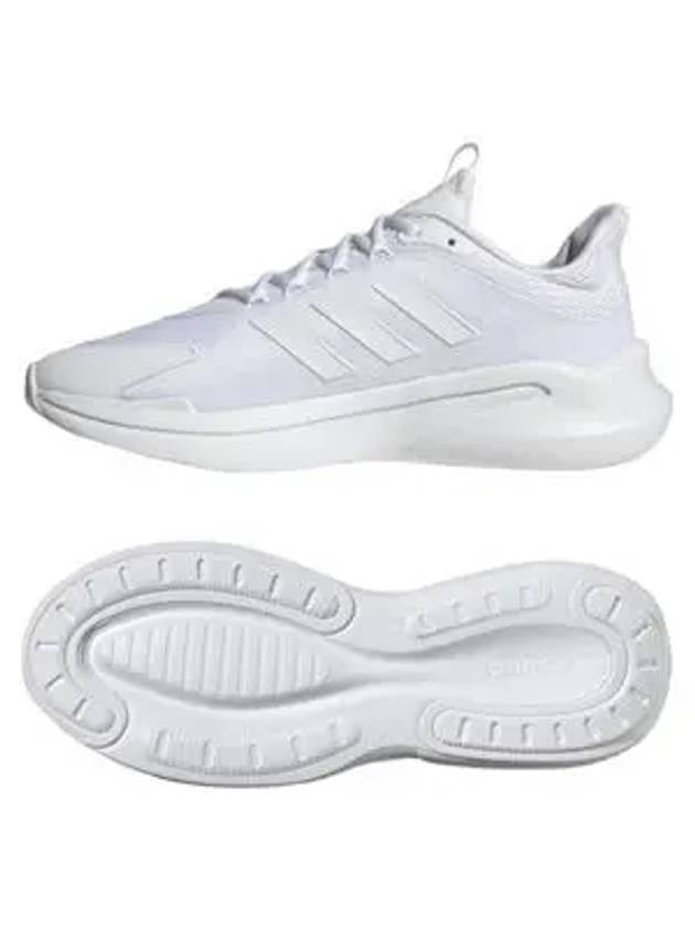 Alpha Edge Plus Low Top Sneakers White - ADIDAS - BALAAN 4