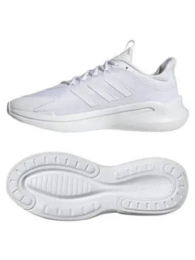 Alpha Edge Plus Low Top Sneakers White - ADIDAS - BALAAN 1