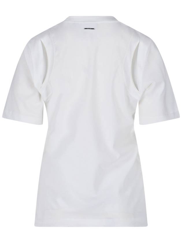 24FW Short Sleeve T-Shirt K20K207192 YAF White - CALVIN KLEIN - BALAAN 3