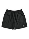 Club Woven Flow Shorts Black - NIKE - BALAAN 5