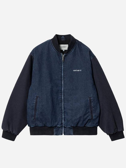 Paxon Denim Bomber Jacket Blue - CARHARTT WIP - BALAAN 2