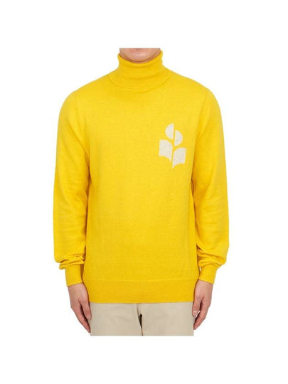 Enzo Logo Turtleneck Yellow - ISABEL MARANT - BALAAN 2