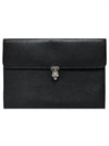 Skull leather clutch black 554197 1DD0I 1000 - ALEXANDER MCQUEEN - BALAAN 2