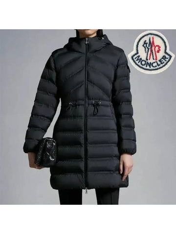 Women s logo patch vest combined long down padding 1C00001 596K7 999 - MONCLER - BALAAN 1