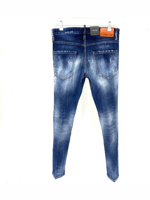 Washed Patch Jeans Blue - DSQUARED2 - BALAAN 6